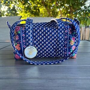 NEW Vintage VERA BRADLEY Royal 1992 1st Generation 100 Mini Duffle Bag Floral